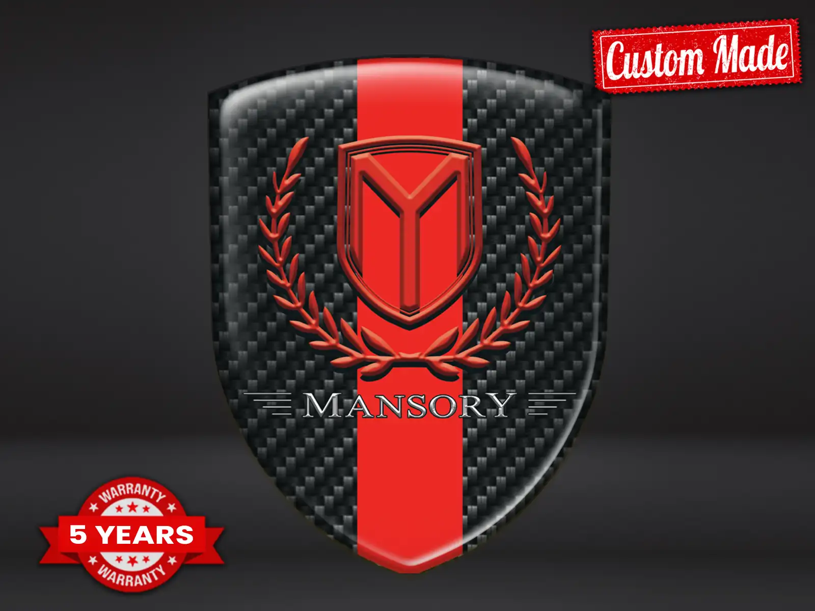 Mansory Etiquetas Negocio Edición Estrella Estilo Derrape